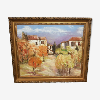 Double-sided painting, country décor and character décor