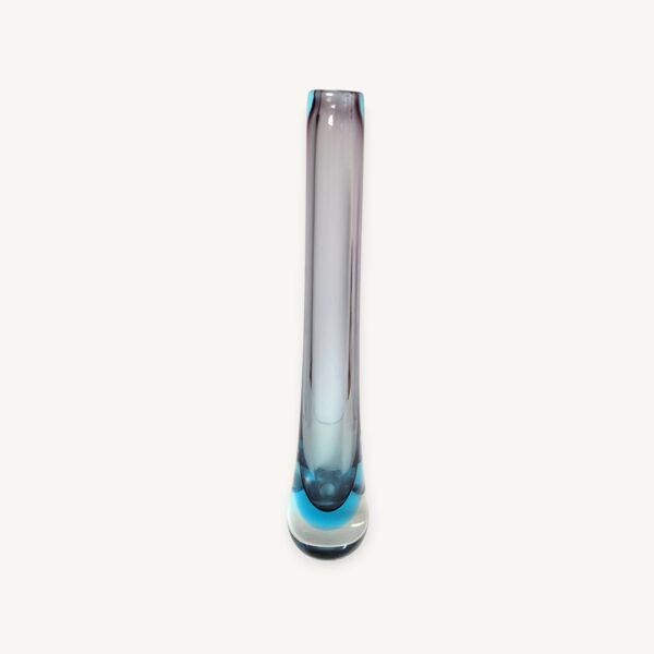 Vase soliflore verre Murano Sommerso