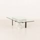 Table basse en marbre de Carrare par Hank Kwint pour Metaform, Italie, années 1980.