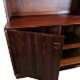 Display cabinet - rosewood - Danish design - Erik Brouer - Brouer Møbelfabrik - 1960s