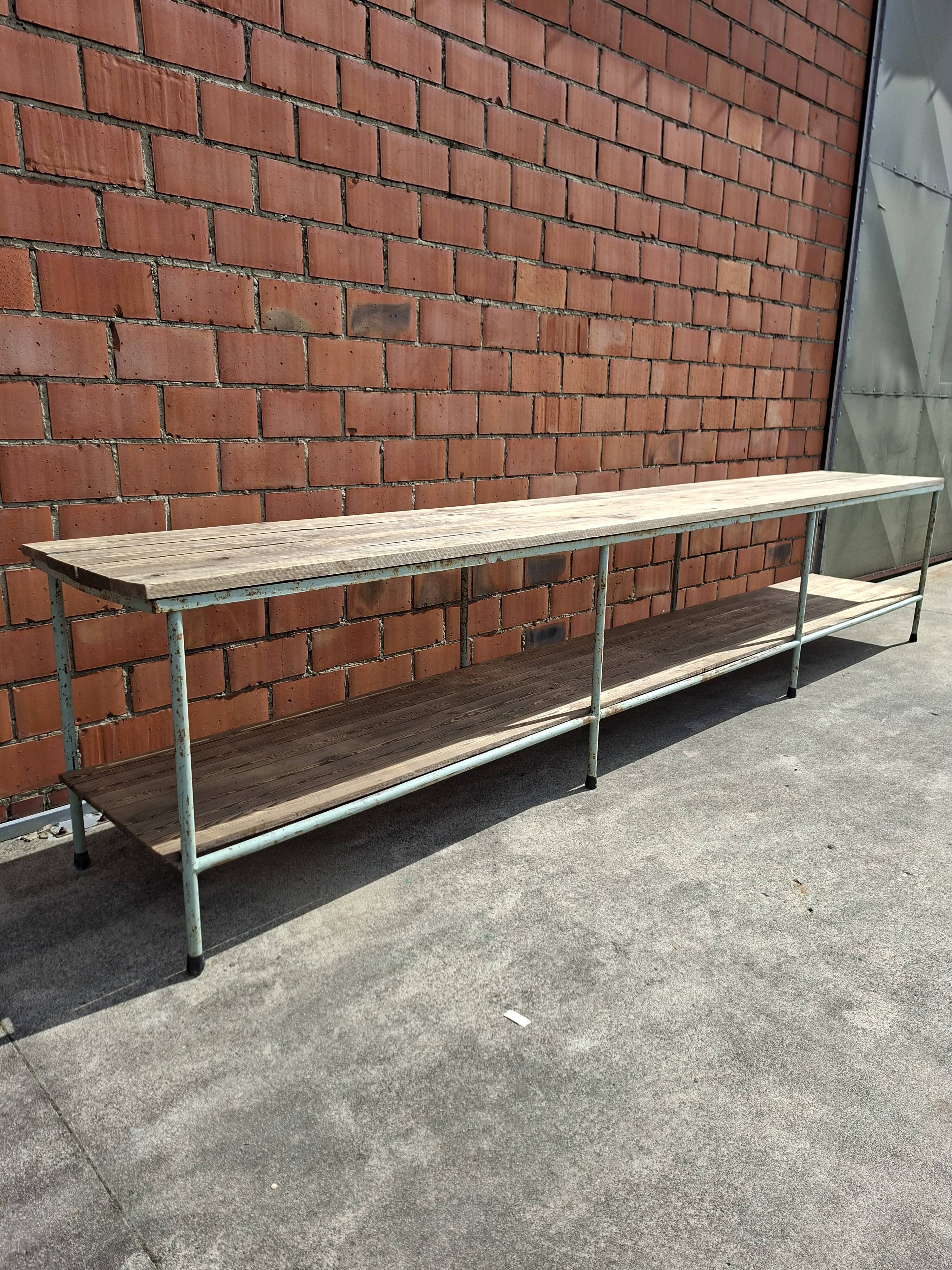Large industrial table | workbench | console | workshop table