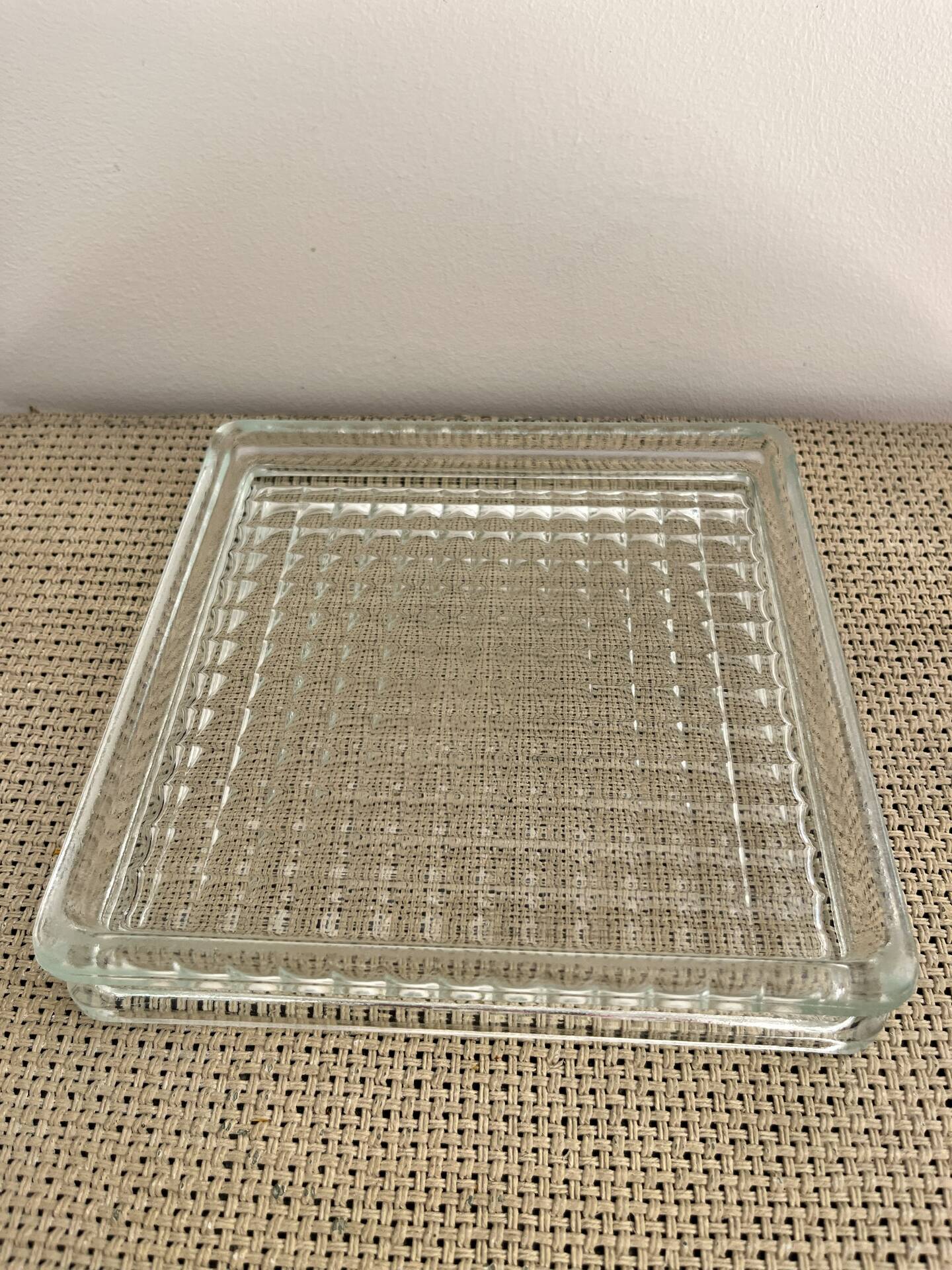 Vide poche en verre épais
