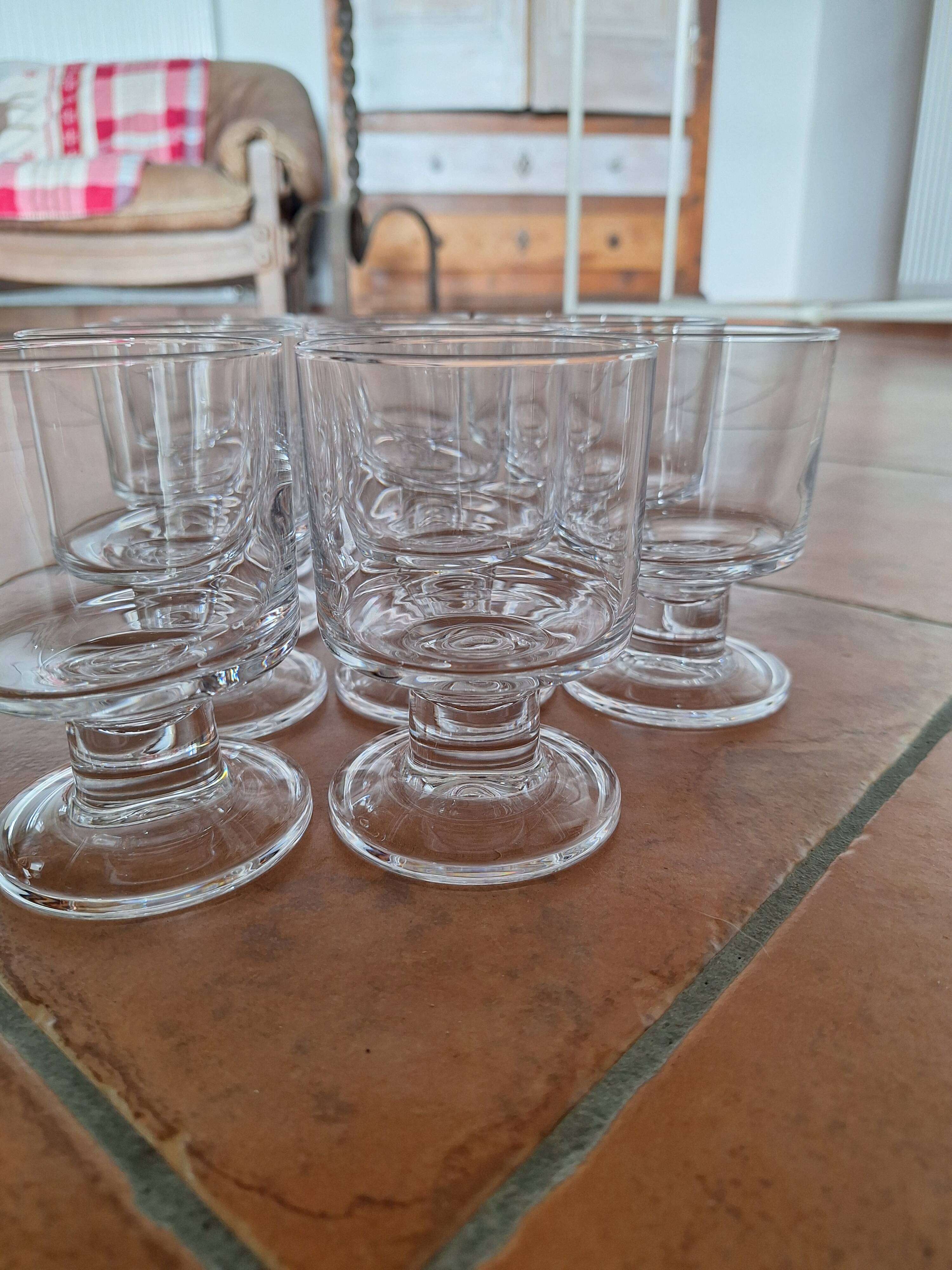 Verres à eau en cristal