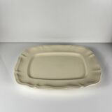 Large rectangular Sarreguemines cream dish, early 20th century.