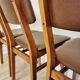 Chaises de salle à manger vintage STOL Kamnik (lot de 4) : assise en cuir style milieu de siècle