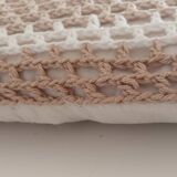 Pair of crocheted cushions