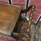 Service, service trolley with wheels, 4 drawers, solid oak