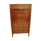 Former secretary on marble