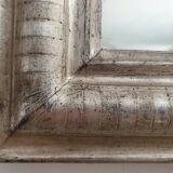 Louis Philippe silver mirror - Old wall mirror