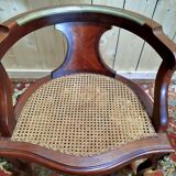 Louis XV style caned office chair - Transition