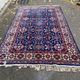 Chinese Sinkiang rug in burgundy handmade wool 200x300cm from 1970