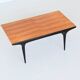 Alfred Hendrickx T4 dining table in beech Belform Belgium 1958