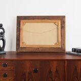 Painting „The Road by the Pond”, Scandinavian design, 1970s