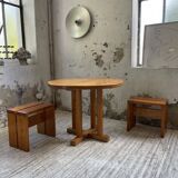 Les Arcs stools and table  1960