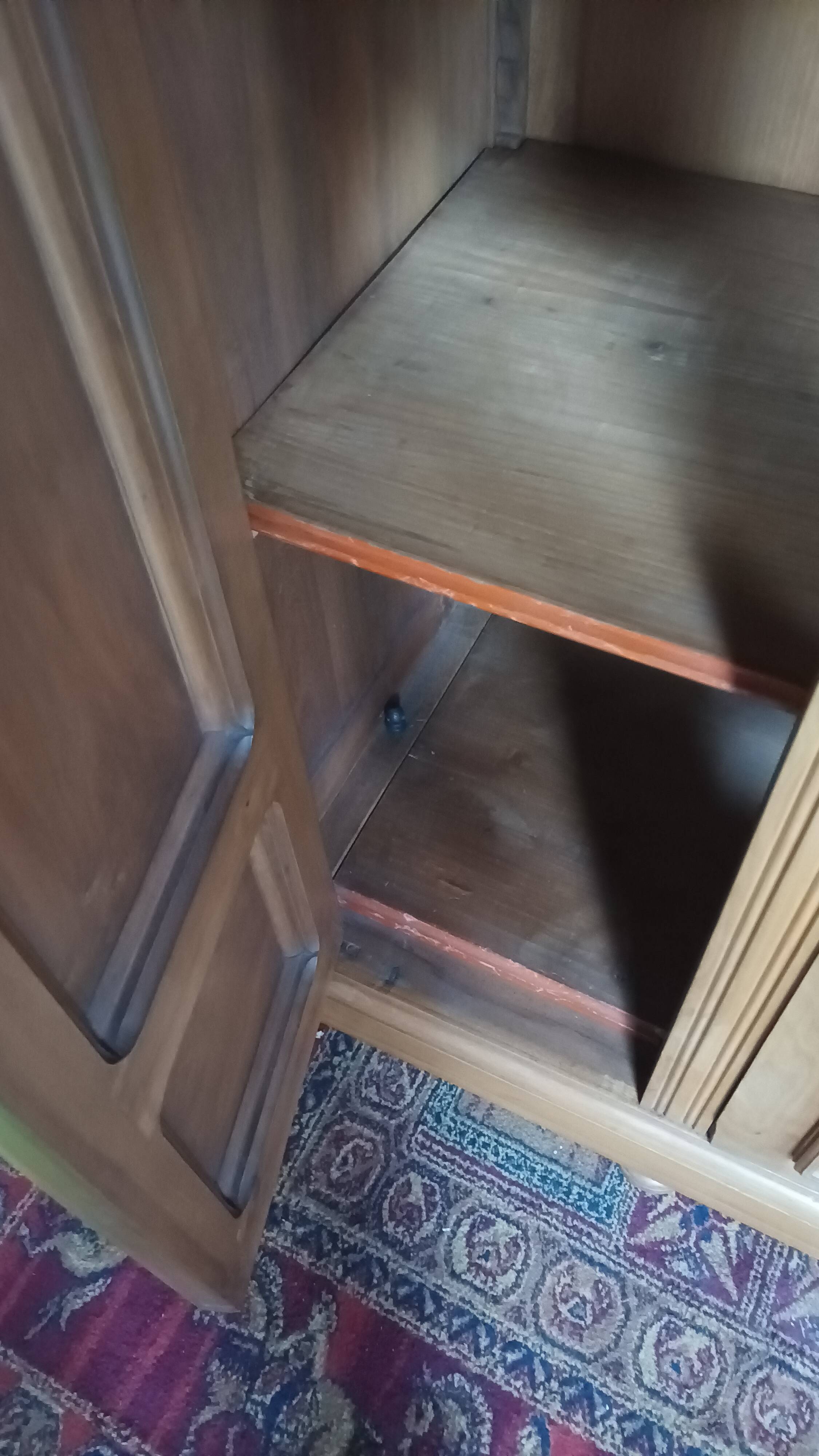 Art Deco walnut bookcase