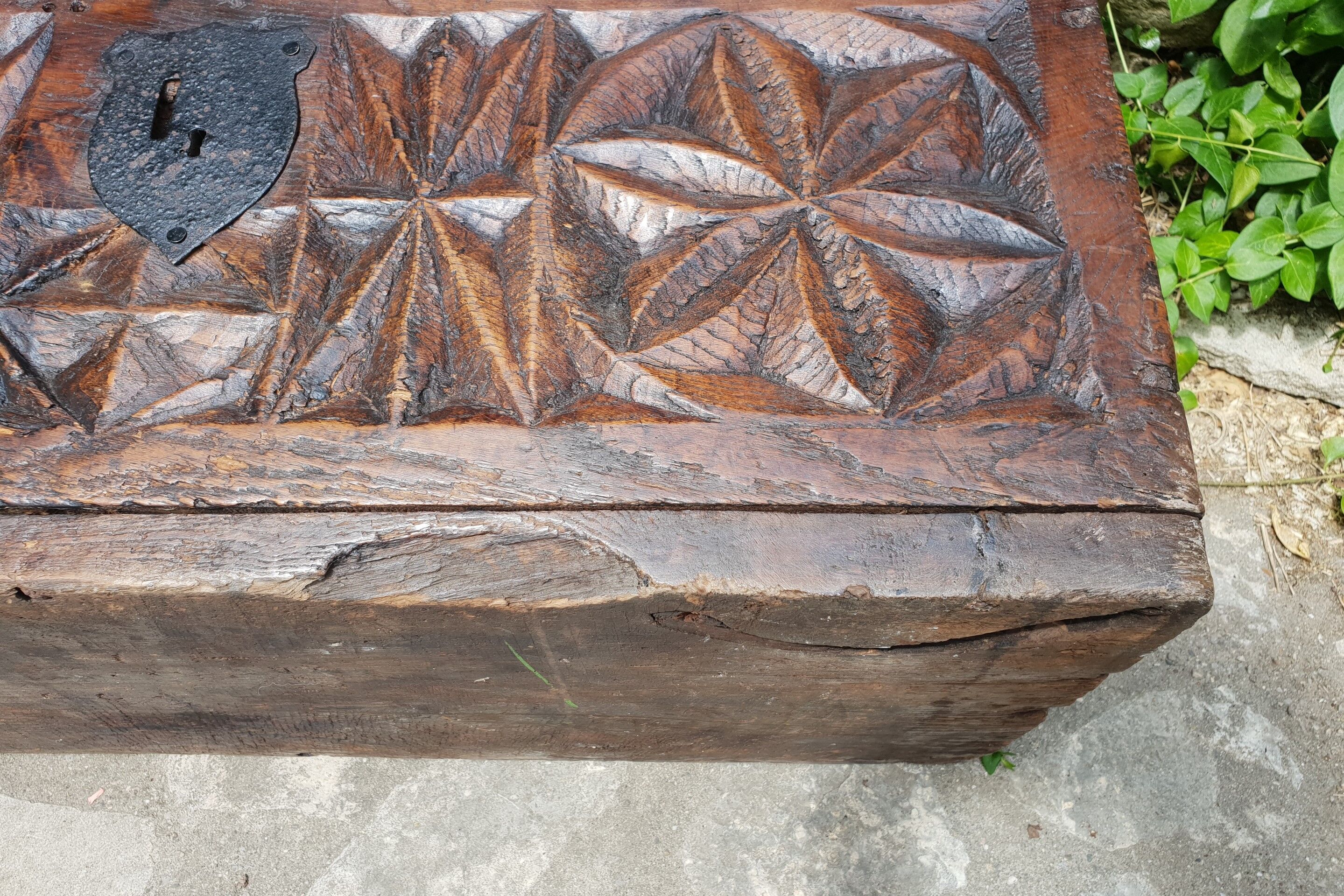 19th century folk art chest