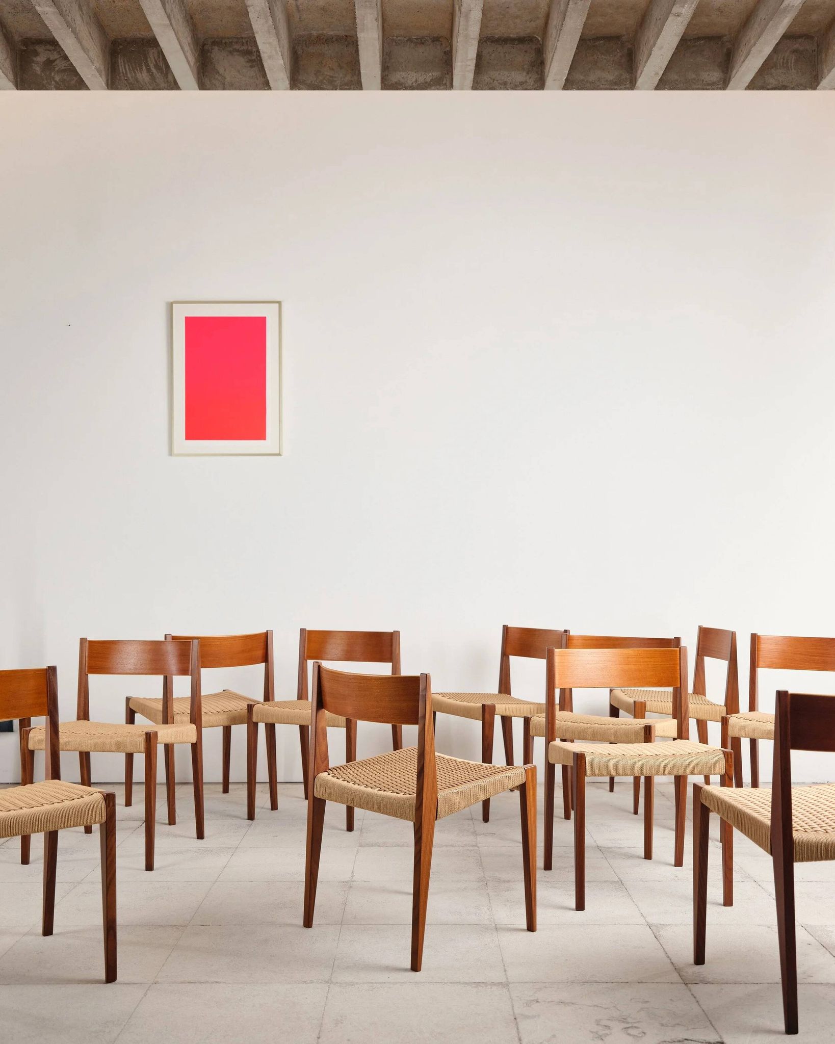 Set of 12 Pia chairs by Poul Cadovius, Denmark, 1950s