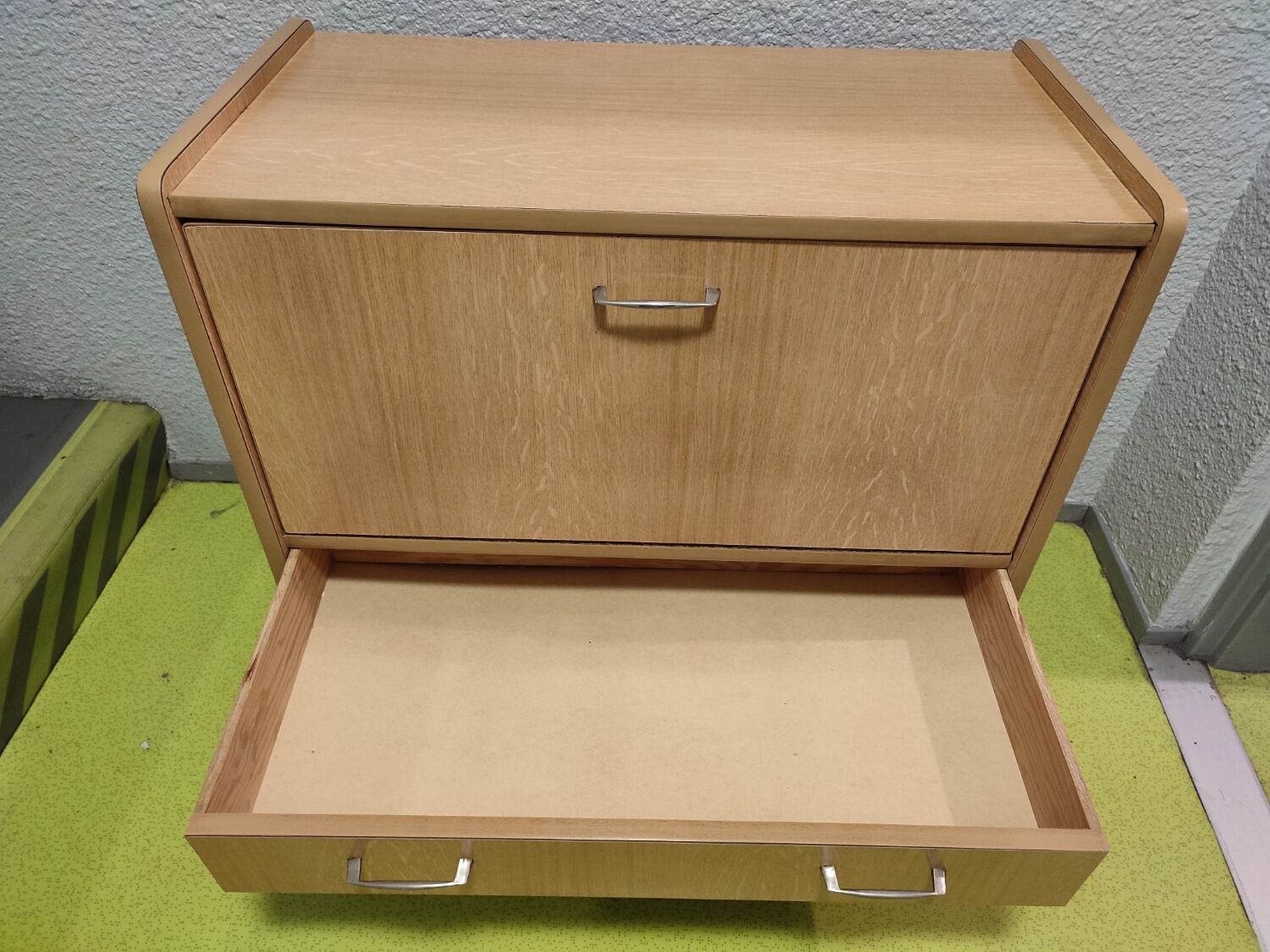 Ancien meuble commode secrétaire bar bois vintage