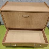 Ancien meuble commode secrétaire bar bois vintage