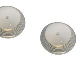Lot de 2 plafonniers en verre de Murano