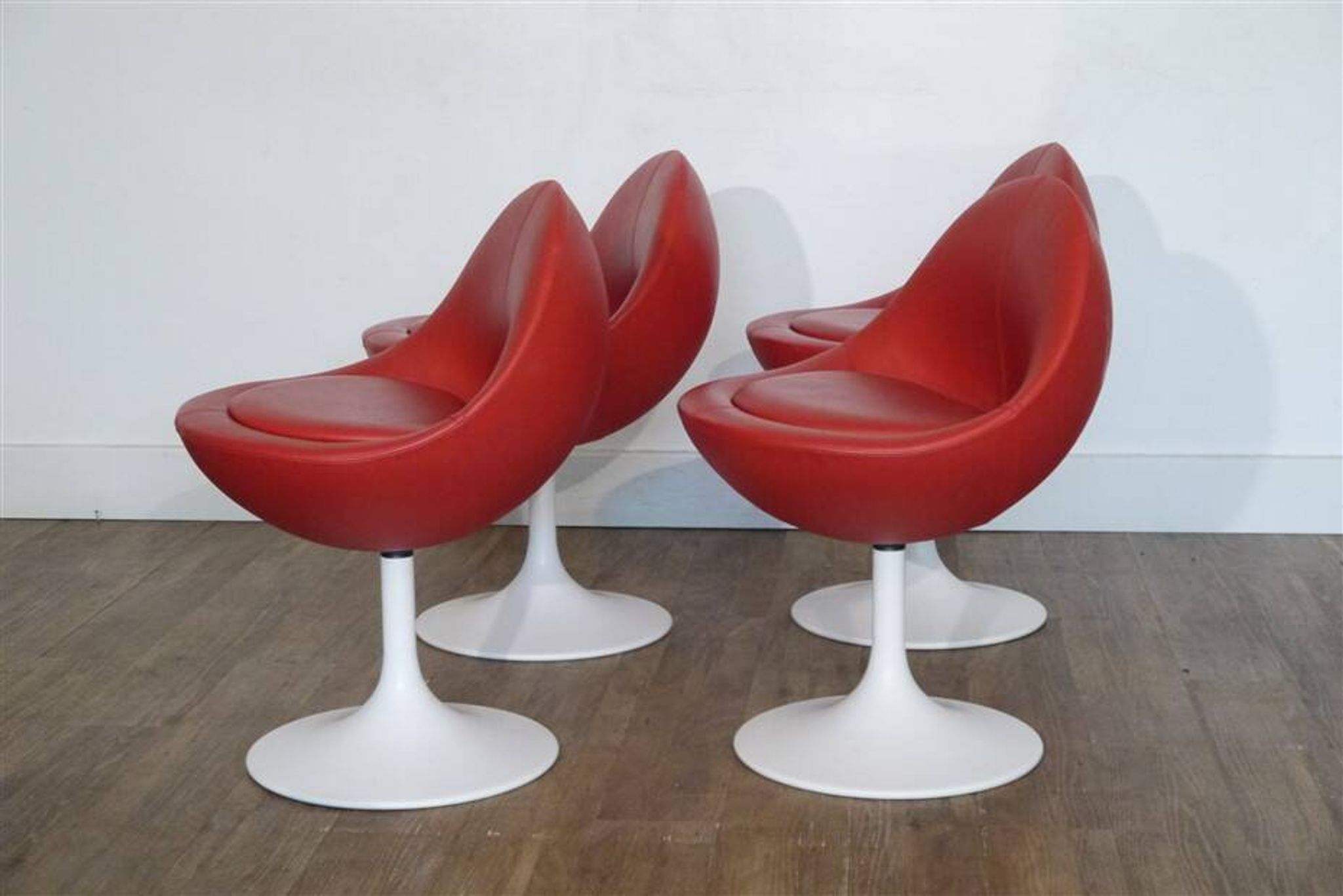Serie de chaises design Borje Johanson 1970