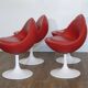 Serie de chaises design Borje Johanson 1970