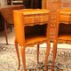 Pair of bedside tables sofa tips in louis XV-style massive cherry