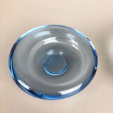 Set of 2 Glass Shell Bowl Elements by Per Lutken for Holmegaard. Denmark, 1960s