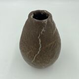 Veined terracotta vase