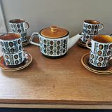Boch la louviere vintage coffee service. nut