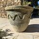 Ancient terracotta pot vase from the 19th century.