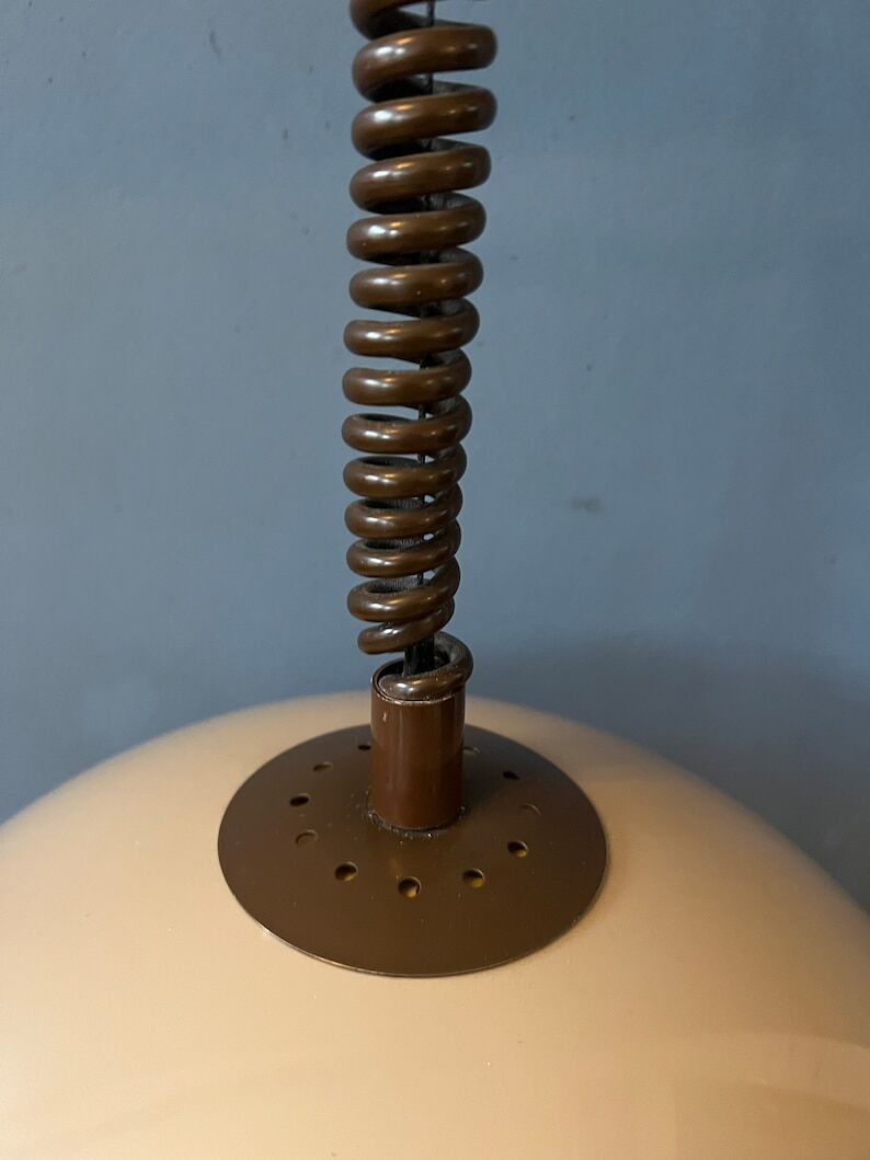 Space age mushroom suspension lamp by Dijkstra