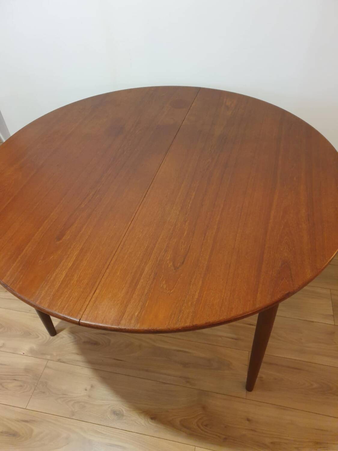 Vintage teak round table