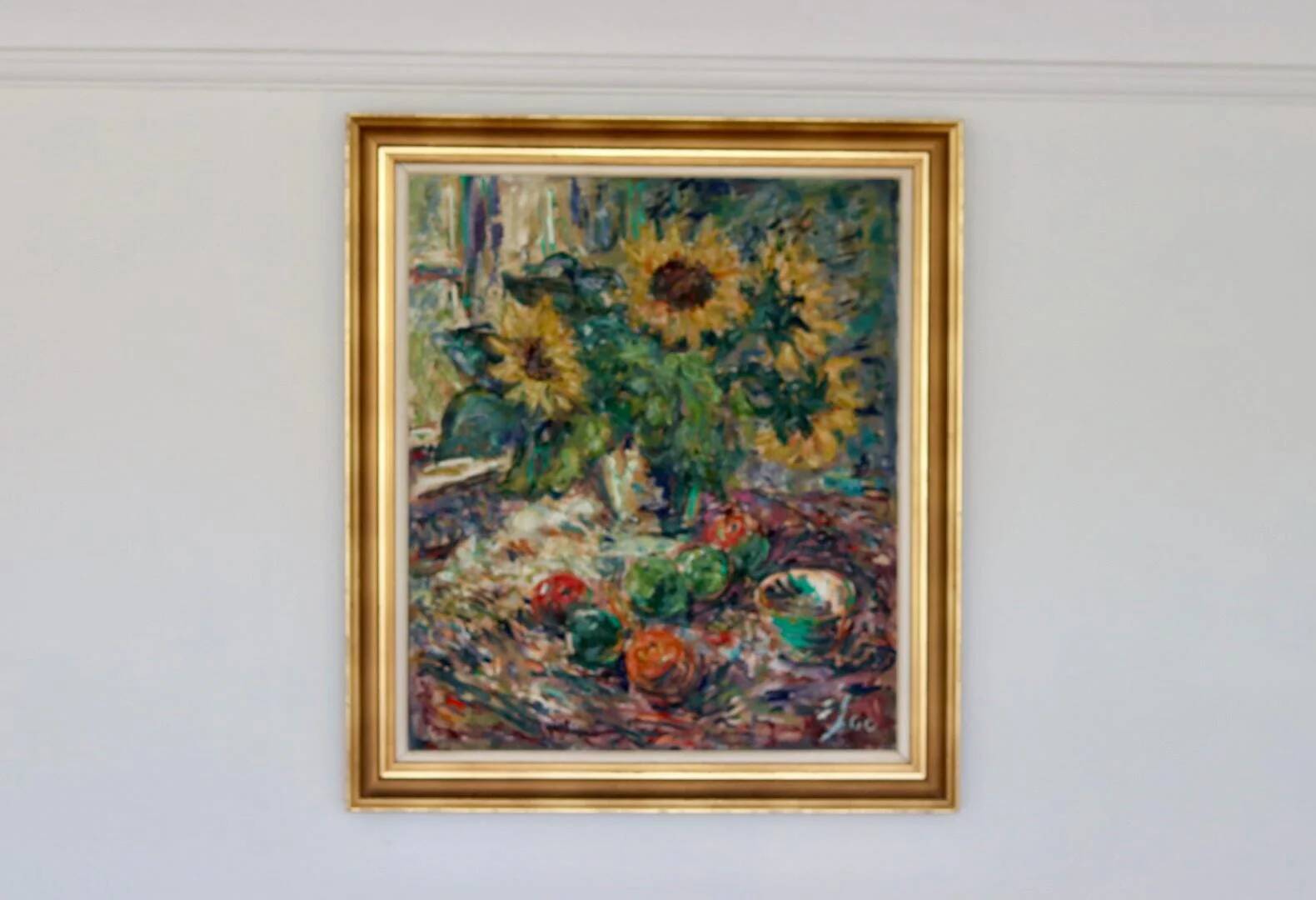 Still life with sunflowers by Gustaf Sjöö