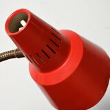 Gemi red Scandinavian table lamp, 1960s