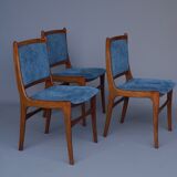Vintage Teak Dining Chairs, 1970s, Set of 5