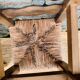 Paire de chaises bois et paille