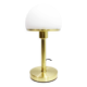 Brass and opaline glass table lamp 1980