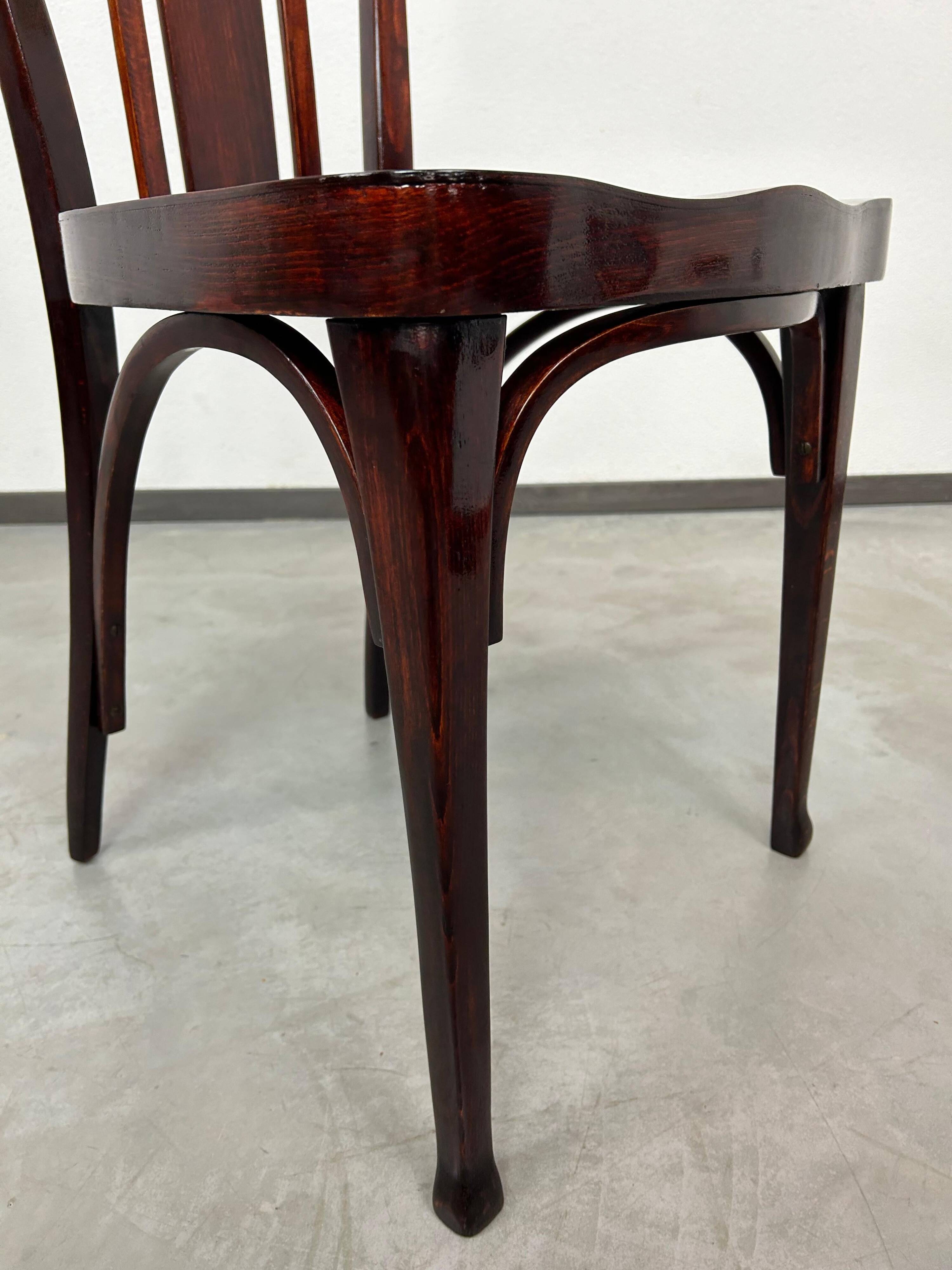 Jugendstil dining chair by Thonet
