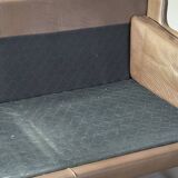 2-seater sofa in brown leather, Illum Wikkelso for Holger Christiansen