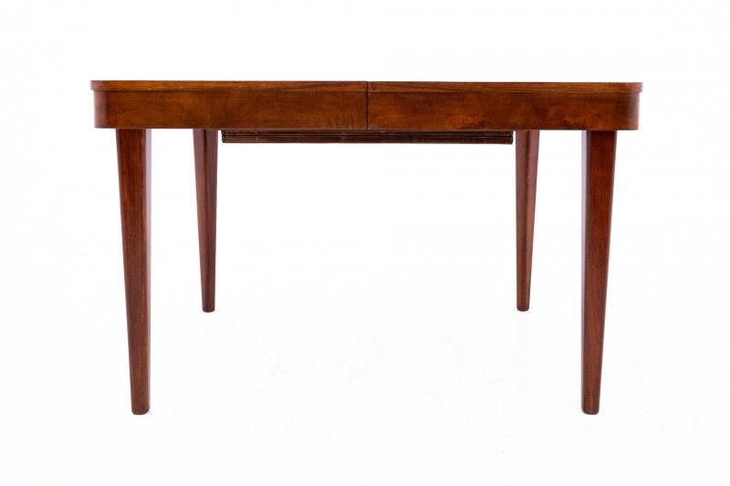 Table with chairs designed by J. Halabala from the 1930s, Czechoslovakia, after renovation