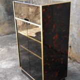 Hi Fi glass and plexiglass cabinet 1970