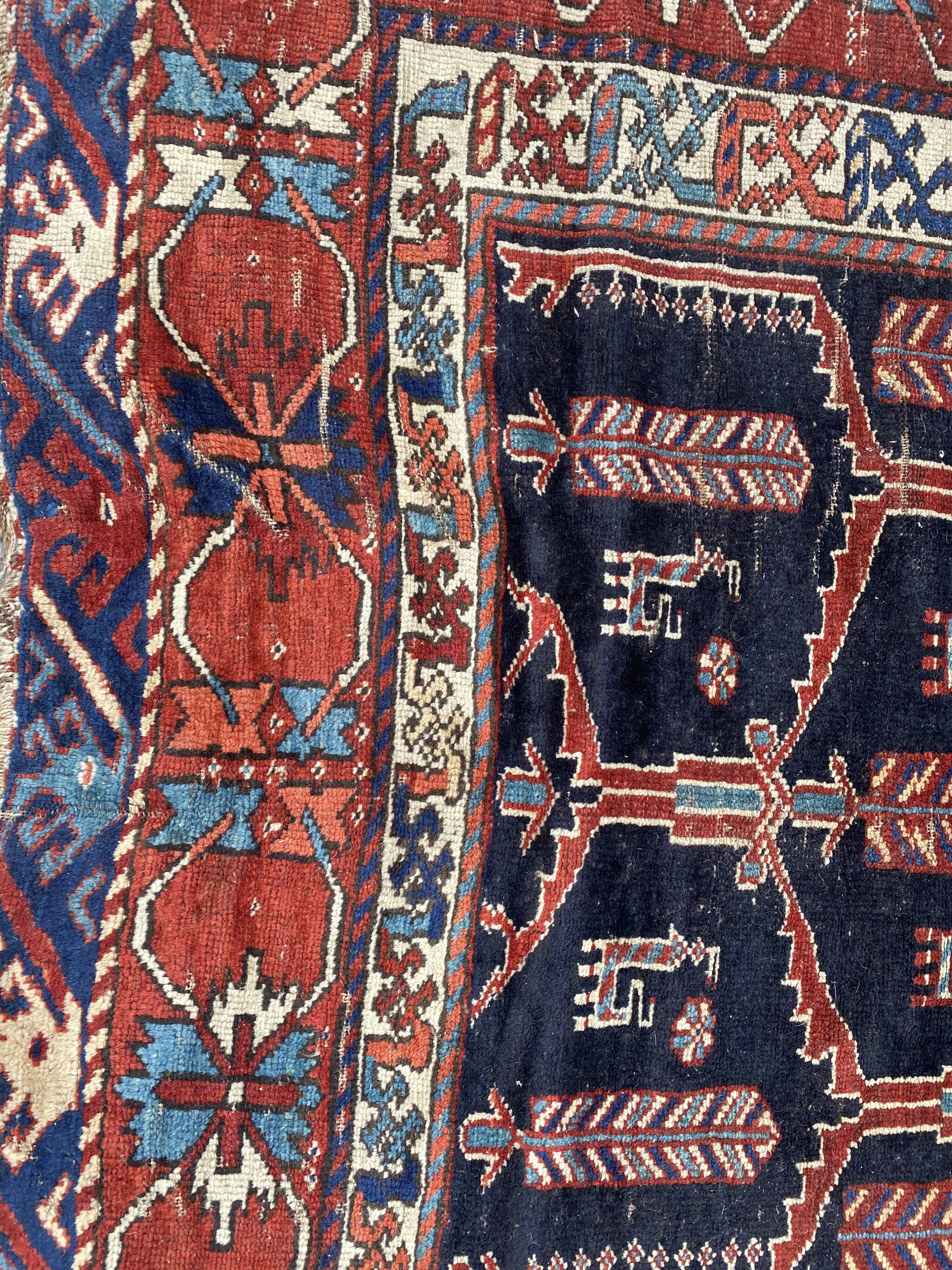 Handmade ancient Persian carpet 158x230cm
