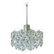 Crystal tassel chandelier lamp Kinkeldey germany 70's