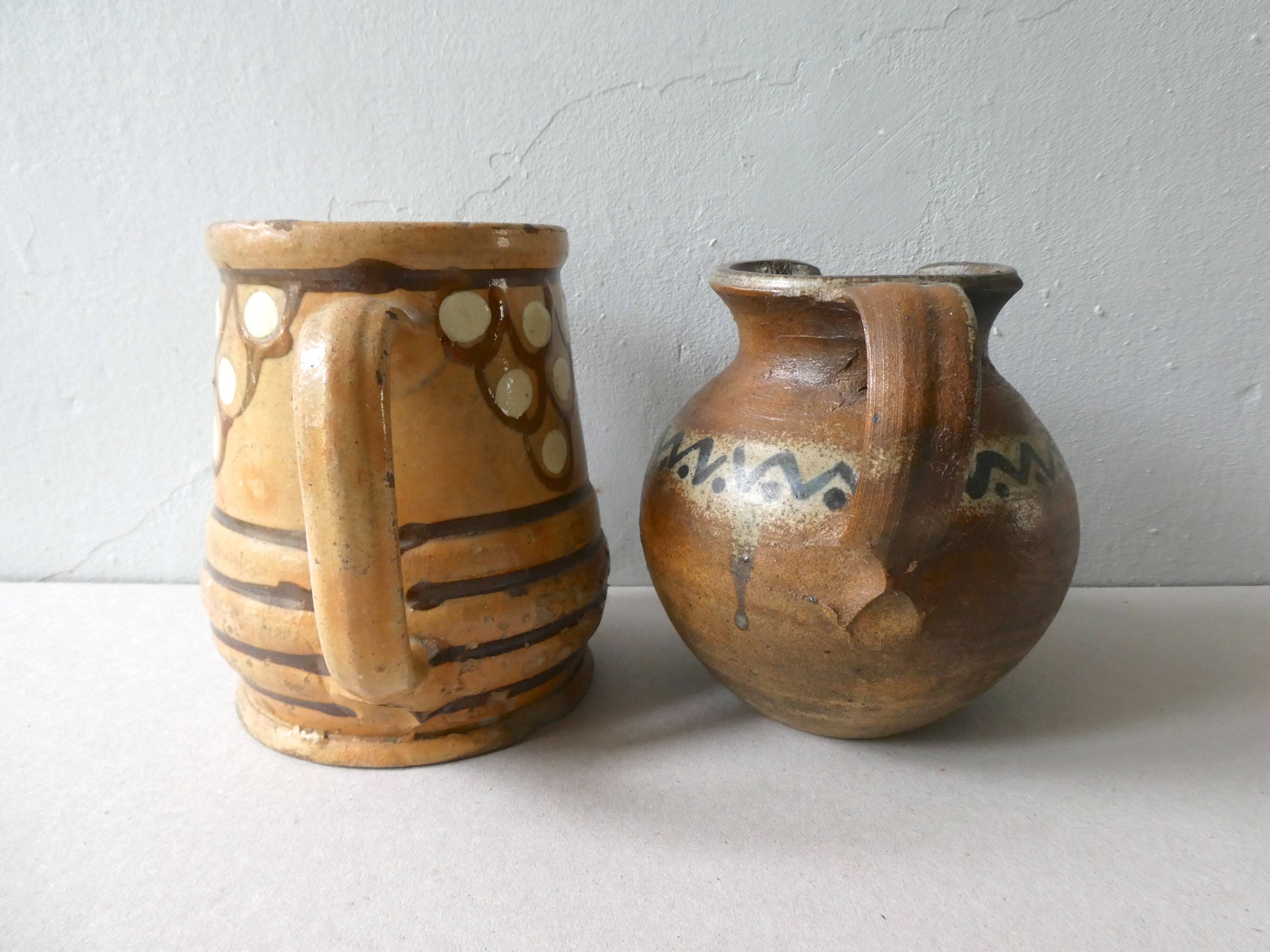 Old sandstone pitchers