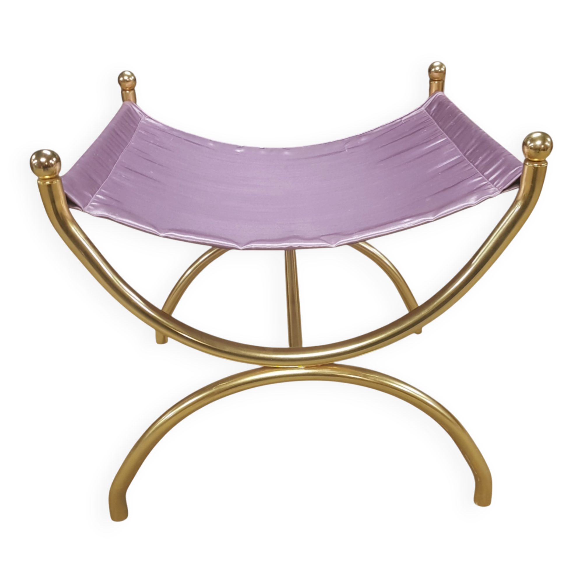 Brass stool, Czech Republic, 1960s.