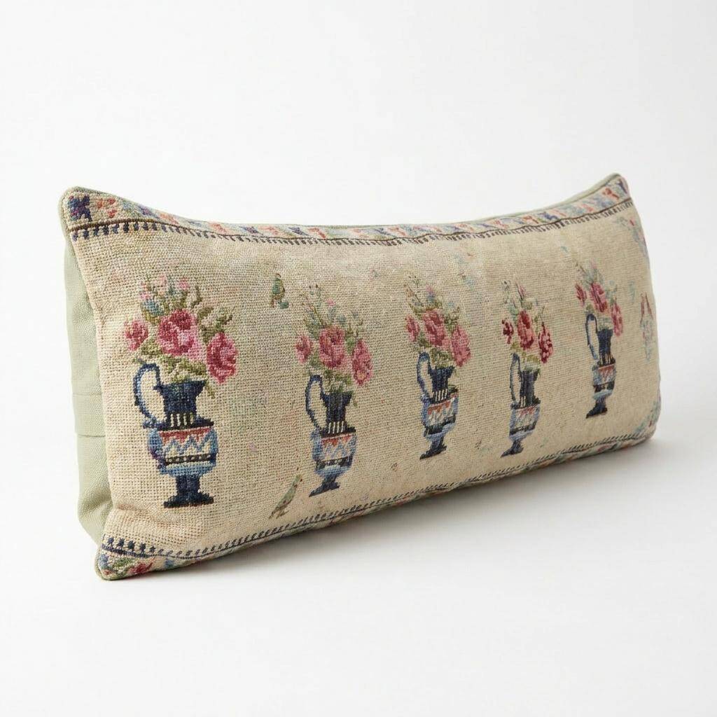 Housse de coussin kilim vintage 46x150 cm