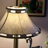1970's Large Brass Table lamp designed by Anna Ehrner for Ateljé Lyktan Åhus
