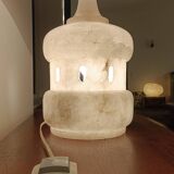 Vintage lamp from 1970 in alabaster - Italian lampshade