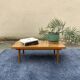 1960s oak checkerboard coffee table